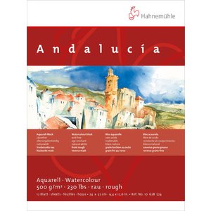 Akvarellblock Andalucía 500g rough/matt - 24x32cm