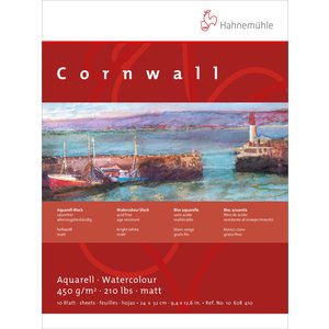 Akvarellblock Hahnemühle Cornwall 450g Grov