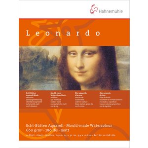 Akvarellblock Hahnemühle Leonardo 600g - Matt