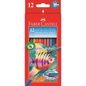 Akvarellpennset Faber-Castell Redline - 12 Pennor