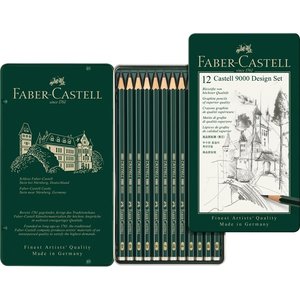 Blyertset Faber-Castell 9000 Design