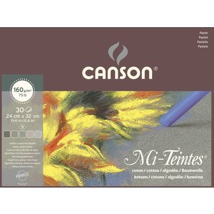 Canson Mi-Teintes Pastellpapper 160g - 24x32 cm