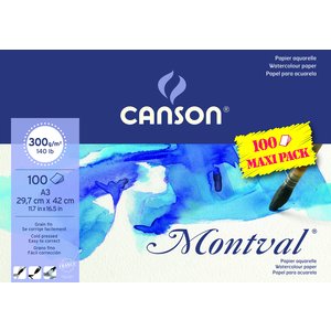 Canson Montval 300g Fin gräng