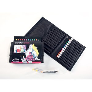 Copic Marker Wallet - 12 pennor - Ljusa färger