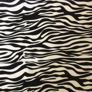 Djurmönstrad trikå - Zebra - 160 cm