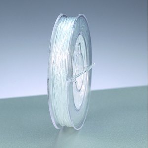 Elastisk tråd 1 mm - klar transparent 5 m