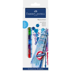 Faber-Castell Akvarellfärgset 12ml - 12 färger