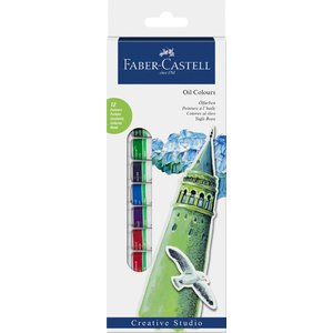 Faber-Castell Oljefärgset 14ml - 12 färger