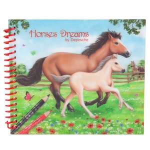 Fickmålarbok - Horses Dreams