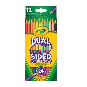 Färgpennor Dual Crayola - 12 pennor