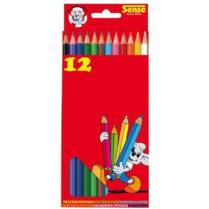 Färgpennor Sense - 12 pennor