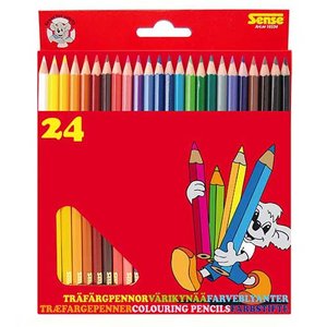 Färgpennor Sense - 24 pennor