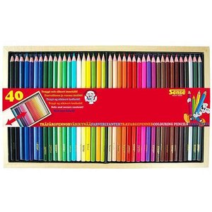 Färgpennor Sense - 40 pennor