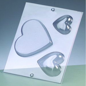 Gjutform - hjärtan 6-11 cm