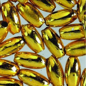 Guldpärlor olivformade