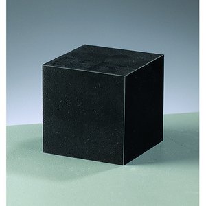 Gummiblock 5 x 5 x 5 cm - svart