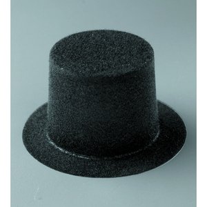 Hög hatt 65 x 43 mm - 20-pack - svart