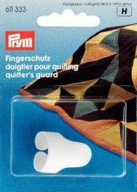 Justerbart fingerskydd för quilting