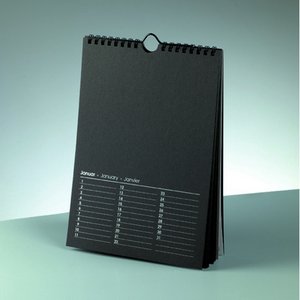 Kalender för foton 170 x 240 mm - svart