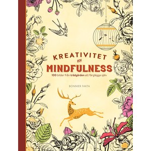 Kreativitet och mindfulness - 100 bilder från trädgården att färglägga själv