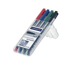 Lumocolor - Set om 4 pennor (4 olika set-varianter)