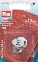 Magnetspänne 19mm ant. mässing 1 st