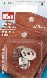 Magnetspänne 19mm silverfärg