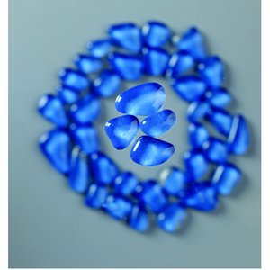 MosaixSoft - glasmosaik 8 - 25 mm - ljusblå 200 g ~ 140 st.