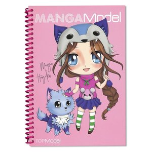 Målarbok MANGAModel - Manga Candy