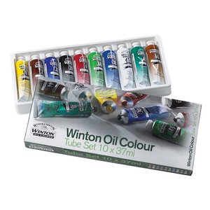 Oljefärg W&N Winton - set 10x37 ml