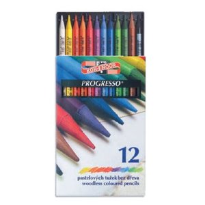 Progresso - träfria färgpennor (set om 12 eller 24st)