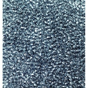 Rocaillespärlor genomskinliga - grå
