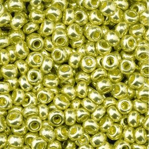 Rocaillespärlor metallic - guld