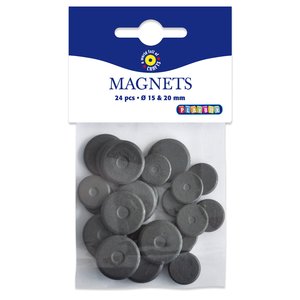 Runda magneter (15-20 mm) flera valmöjligheter