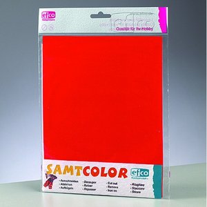 Samtcolor transfer 250 x 200 mm - röd 1 st.