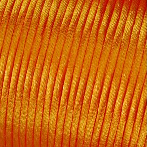 Satinsnöre 2 mm - 50 meter - orange