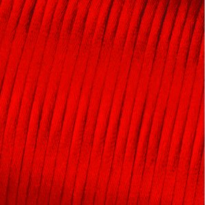 Satinsnöre 2 mm - 50 meter - röd