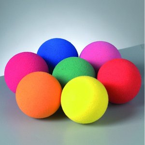 Skumgummibollar - blandade färger