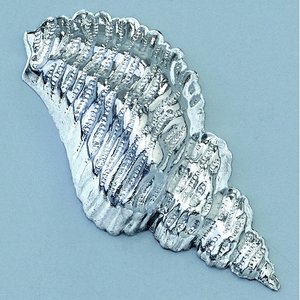 Smycke 15 x 32 mm - silverfärgad skal