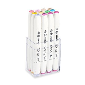 Touch Twin Brush Marker 12st - Pastel Color