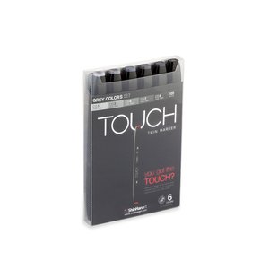 Touch Twin Marker 6st - Grey Color