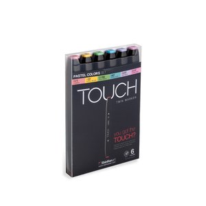 Touch Twin Marker 6st - Pastel Color