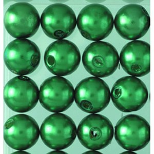 Vaxpärlor ø 8 mm - grön 32-pack