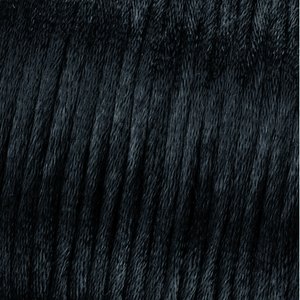 Vävtråd satin - svart