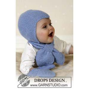 Baby Aviator Hat by DROPS Design - Hjälmmössa