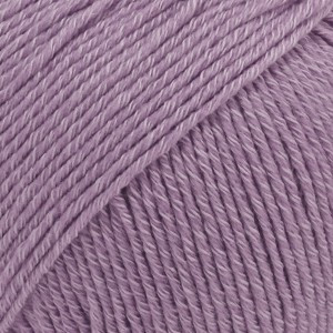 Drops Cotton Merino Garn Unicolor 23 Lavendel
