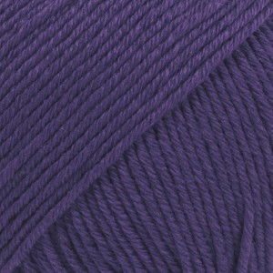 Drops Cotton Merino Garn Unicolor 27 Violett