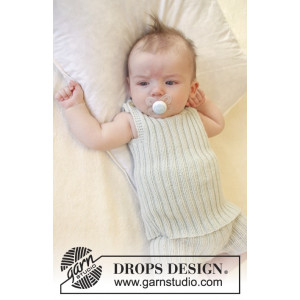 First Impression Singlet by DROPS Design - Baby Undertröja Stick-mönst