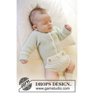 First Impression by DROPS Design - Baby Bodystock Stick-mönster strl.