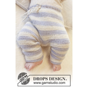 Heartthrob Pants by DROPS Design - Baby Byxor Virk-mönster strl. 1/3 m